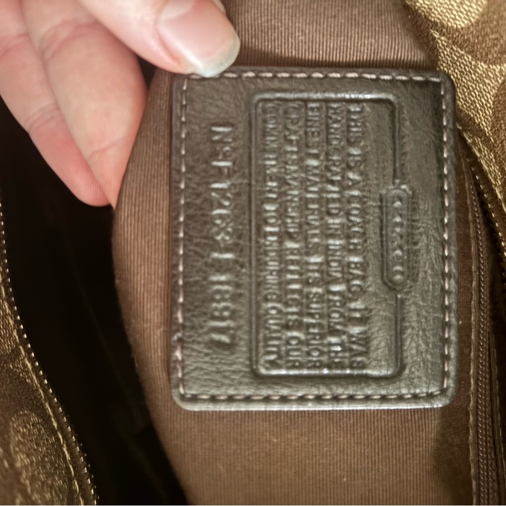 Coach Peyton Coated Canvas Shoulder Bag - Picture 6 of 6